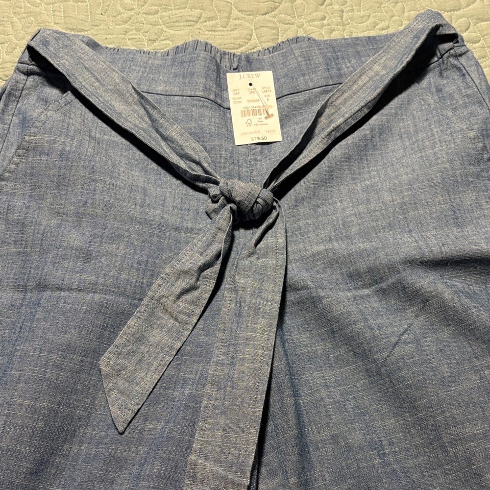 J. Crew Blue Cropped Pants - Picture 3 of 5
